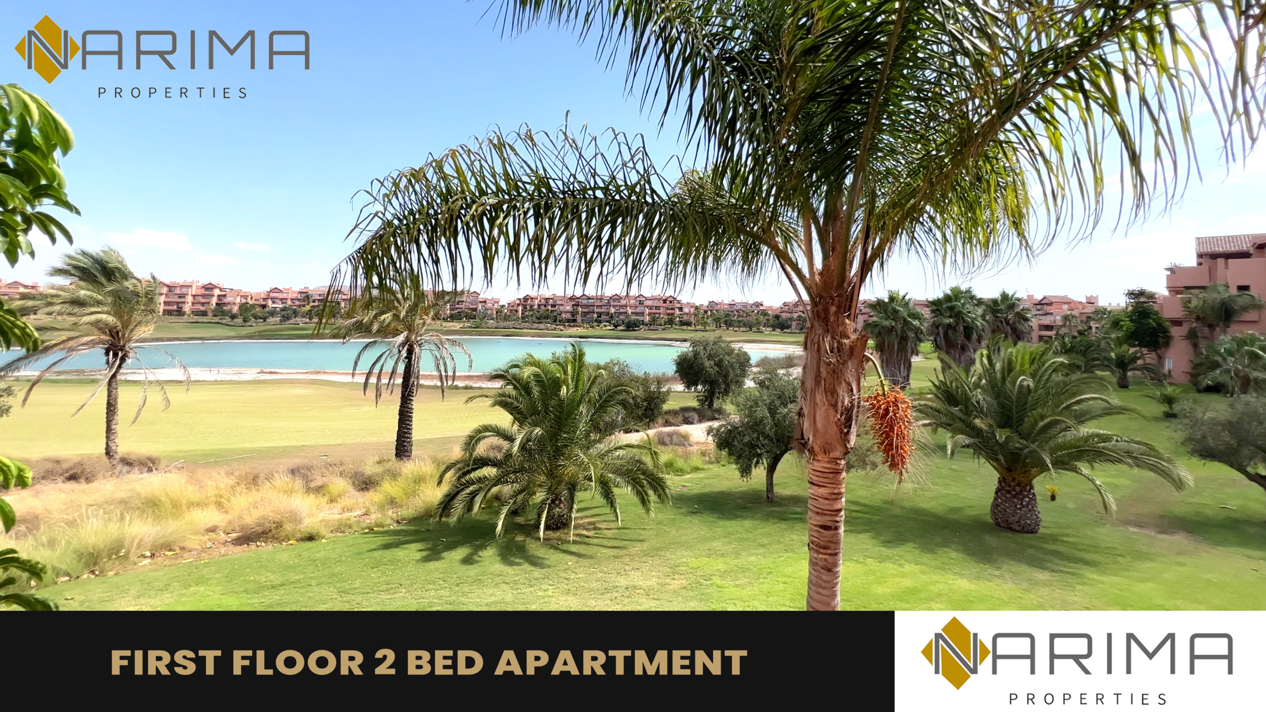 First Floor 2 bed fully furnished Apartment for sale - Marr Menor Golf Resort